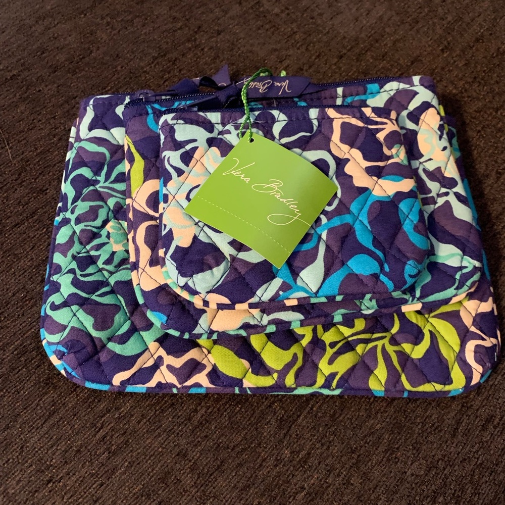 Vera Bradley Cosmetic Bag Trio